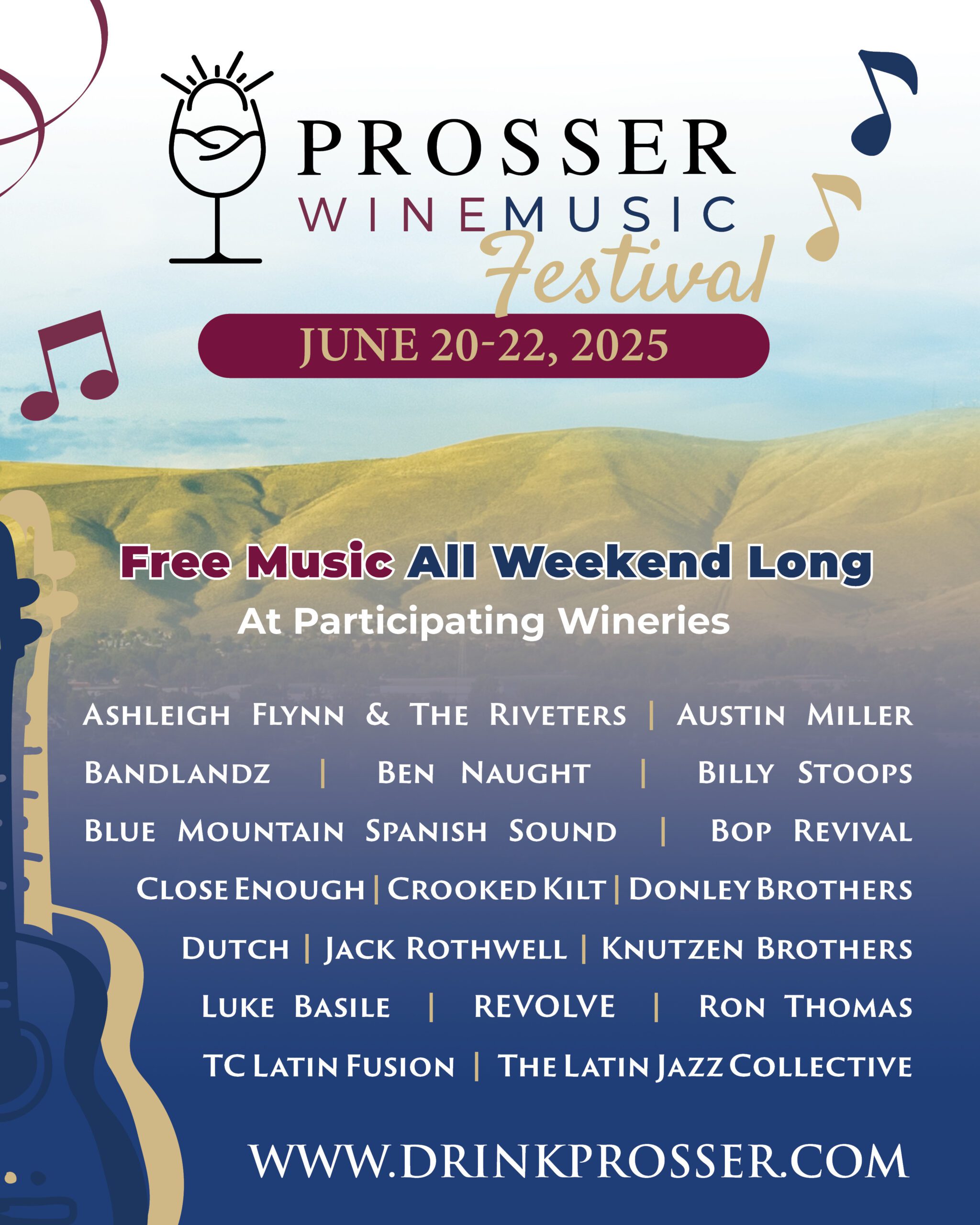 prosser wine music festival instagram post